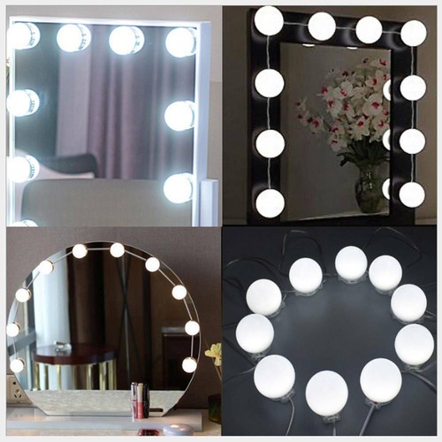 Make Up Mirror Lights LED Bulbs Vanity Makeup Dressing Table USB Mirror Lights | eBay