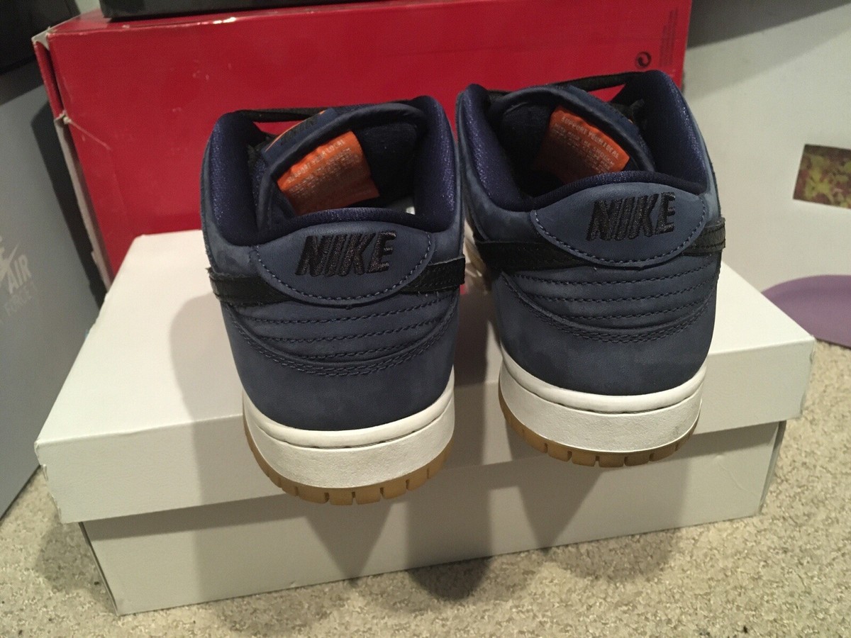 Size 8.5 - Nike Dunk Pro ISO SB Low Navy Gum for sale online | eBay