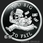 2023 1OZ Too Big to Fail Proof V2  .999 Silver Shield - Mini-Mintage "In-Hand"