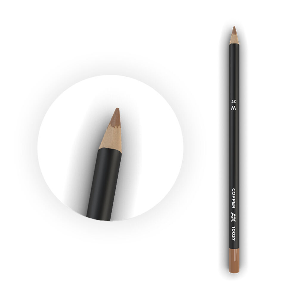AK Interactive AK10037-5 - Watercolor Pencil Copper - New