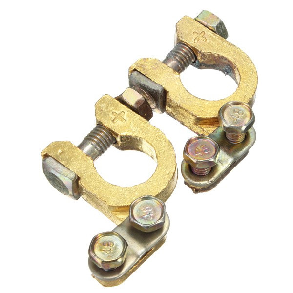 Morsetti Standard Per Batteria Auto Positivo + Negativo - Foto 9