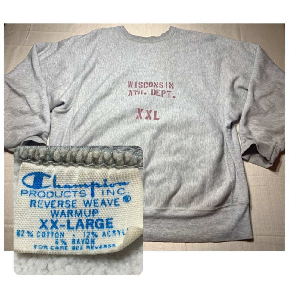 Champion Reverse Weave Sweatshirt UW Univ Wisc Badger Champion Reverse Weave Sweatshirt UW Univ Wisc Badger