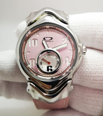 Min Oakley Jury II watch pink dial band women open to offers