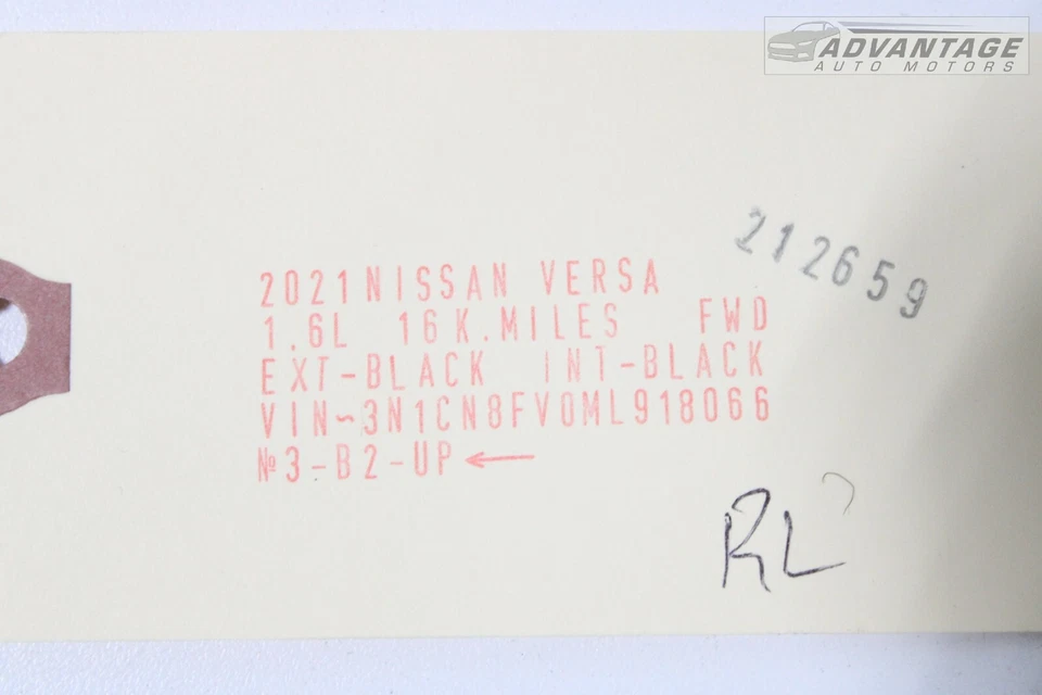 Nissan Versa SR 2020-2022 maletero trasero izquierdo cuarto panel embellecedor cubierta OEM Foto 4 de 4