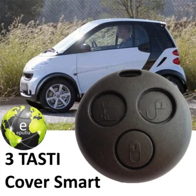 Carcasa Funda Mando Llave Compatible para Smart Fortwo 450 1999-2006 3 Botones - Imagen 1 de 4