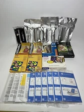 780 Sheets of Various 4 x 6 Photo Paper Gloss and 4 Ink Cassette Cartridges