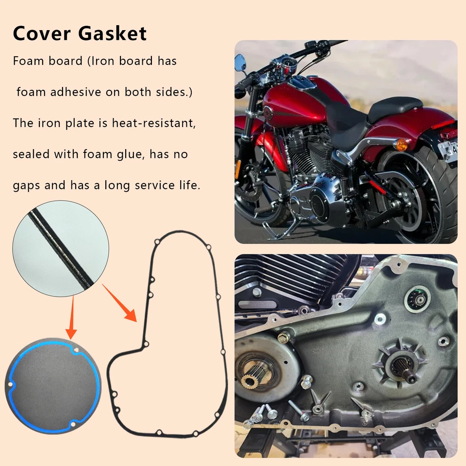 Primary Gasket Kit for Harley-Davidson Electra Glide Ultra Classic FLHT 1985-93 - Image 2 of 4