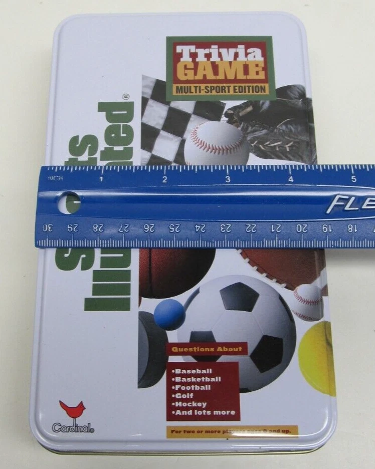 Sports Illustrated Trivia Game ~ Multi-Sport Edition in Metal Box  (#2366) - Image 4 of 4