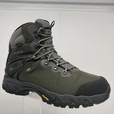 HI-TEC Cascadia Event Waterproof Hiking Boots Ballistic Nylon Vibram Men Sz 11.5