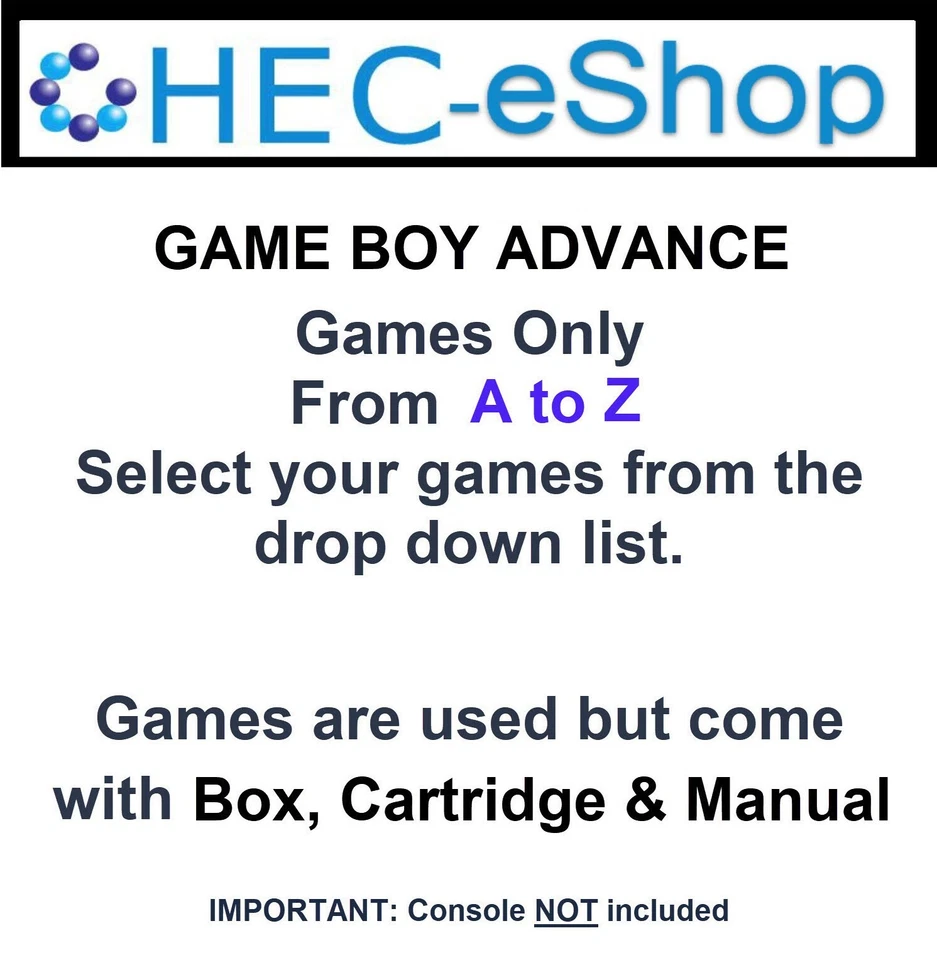 Game Boy Boxed Games List 3 - Select your games from the Drop-Down List - Image 1 of 1