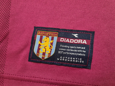 ASTON VILLA 2001 2002 HOME VINTAGE FOOTBALL SHIRT SOCCER JERSEY M