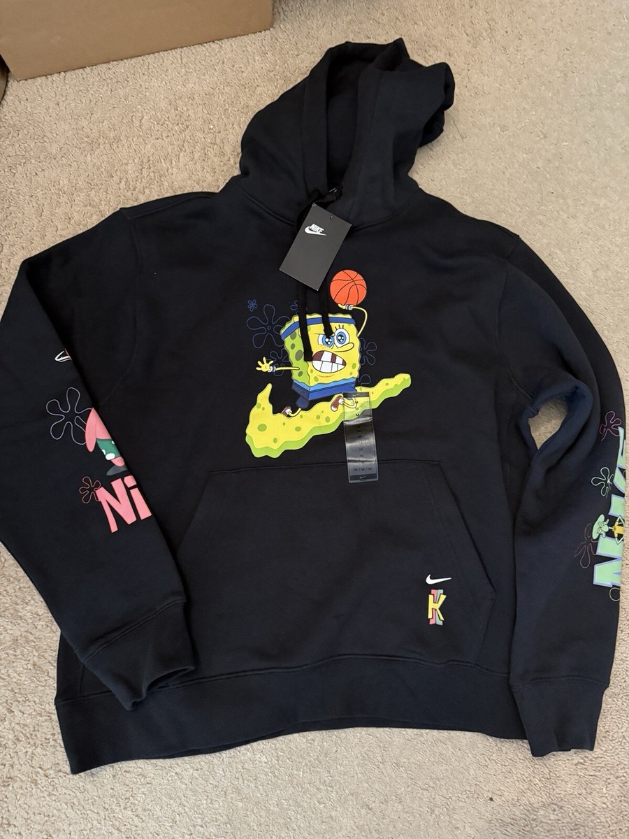 Nike Kyrie Spongebob Squarepants Pullover Hoodie Medium Black See Comments