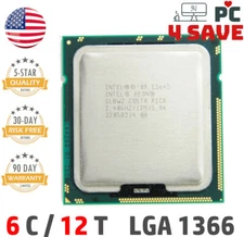 Intel Xeon E5645 SLBWZ 2.40 GHz Six Core LGA-1366 12 MB Server CPU Processor 80W