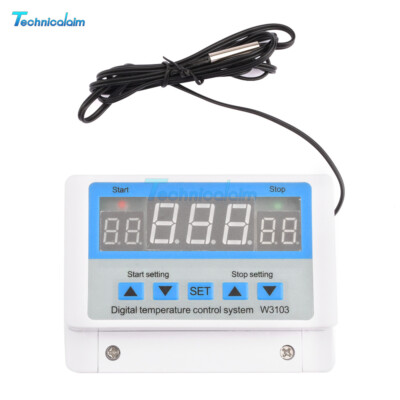30A 12V/24V/220V High Power Digital Temperature Controller Thermostat W3103