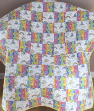 Baby Quilt. Baby Quilt. Care Bear Baby Quilt. 38X49 Crib Size Quilt.