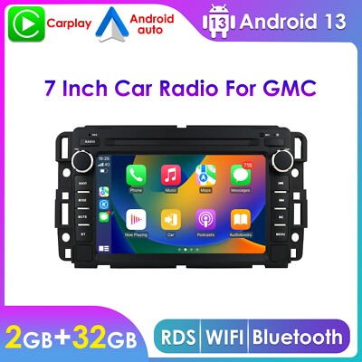 7'' Android 13.0 CarPlay 32GB Car Stereo Radio GPS For Chevrolet Silverado Tahoe