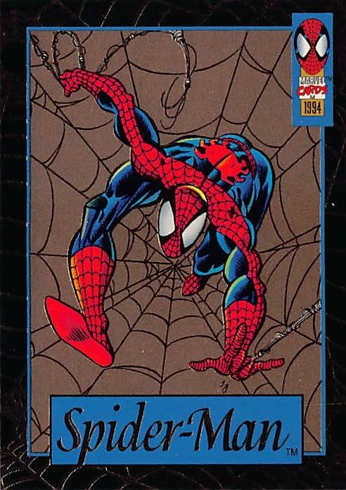 Spider-Man 1994 Fleer Amazing Spider-Man Gold Web Foil #1/6 WalMart Exclusive