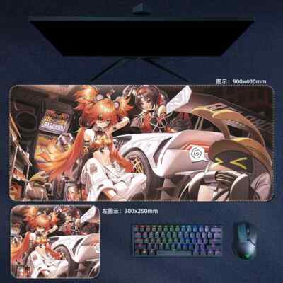 Anime Zenless Zone Zero Keyboard Mouse Pad XL GAME Desk Play Mat PC 40x70cm Z1