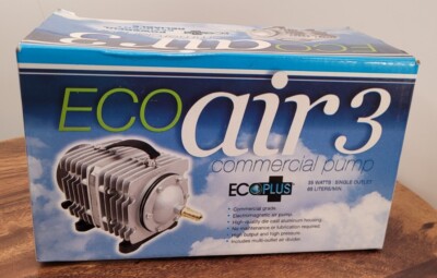 Eco Air 3 Commercial Air Pump Pond Hydroponics