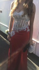 Beautiful Sparkling Red Prom Dress