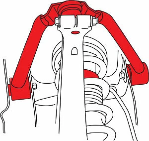 Par de brazos de control superiores delanteros SPC Performance 72130 para Nissan e Infiniti Foto 2 de 4