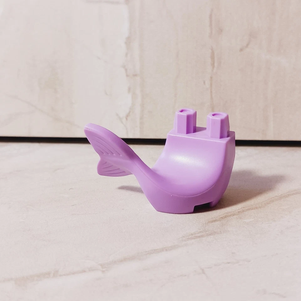 Nuevo LEGO Piernas de Cola de Aleta de Sirena Púrpura Medio Océano Pez Mujer Escalas Metálicas Foto 2 de 2