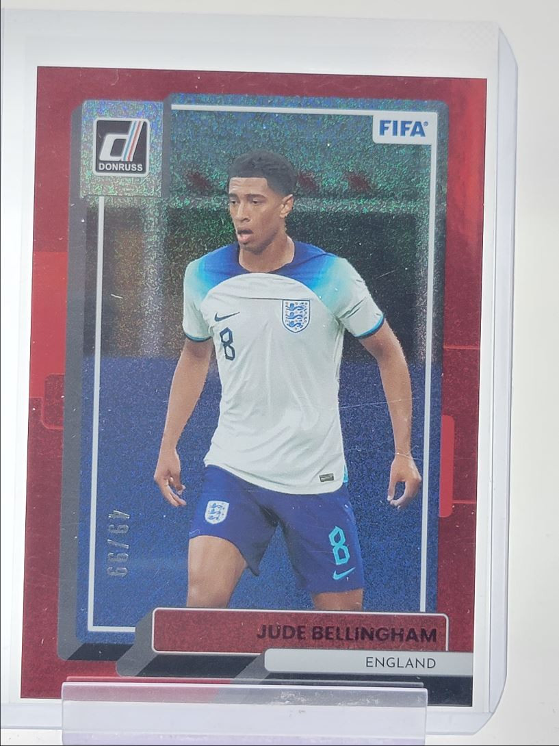 JUDE BELLINGHAM 2022 DONRUSS FIFA SOCCER RED ENGLAND #29 /99 Q0M-357