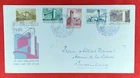 Netherlands B276-B280, Mi 655-659, NVPH E21 FDC 1955 Architecture ZAYIX