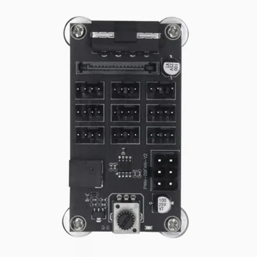 Computer Case Fan Speed Controller Fan Module 9 Channel Fan Hub PWM High-1794