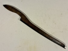 Antyczny domowy drewniany uchwyt 19,5" Tarcza do kopyt / pilnik