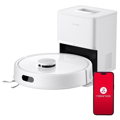 2025 ModelRoborock Q7B+ White Roborock Robot Vacuum Cleaner, Wet & Mopping Func_