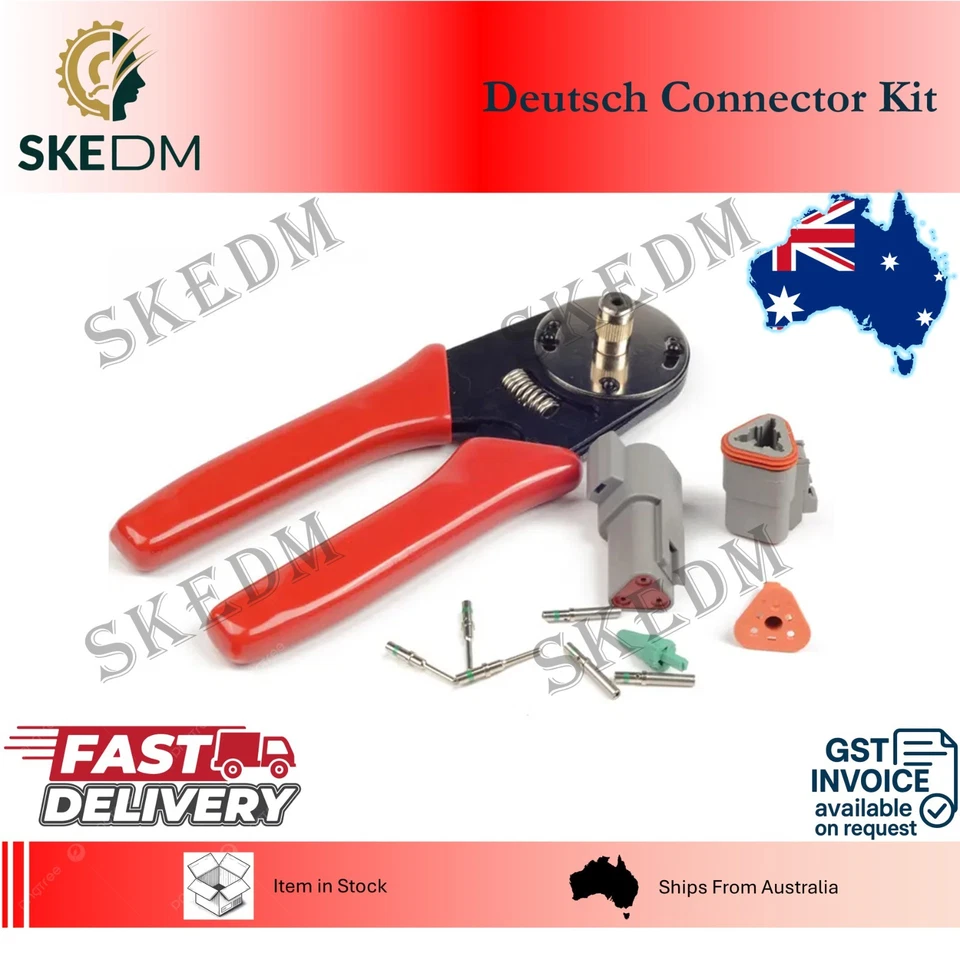 Deutsch DT Connector Plug Kit With Genuine Deutsch Crimp Tool Auto Marine - image 4 of 4