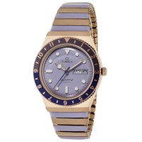 Timex Q TW2W87700 Uhr Quarz Helllila Edelstahl