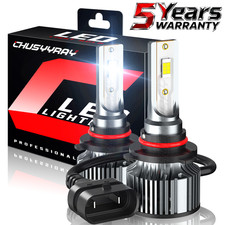 Faros LED 9012/HIR2 bombillas haz alto/bajo para Toyota Yaris P15 2014-2023 - 2 piezas