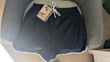 NWT Vintage Kathy Ireland Active Shorts Navy White Stripe Small USA Made 90s