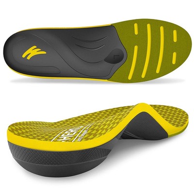 WalkHero Heavy Duty Arch Support Inserts,220+ lbs Plantar Fasciitis Insoles f...