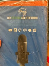 Blue Yeti USB Microphone   Premium Multi-Pattern   Blackout   Brand New Sealed