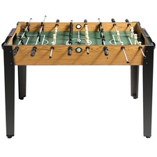 48" Competition Sized Wooden Soccer Foosball Table for Adults  Kids Recreation