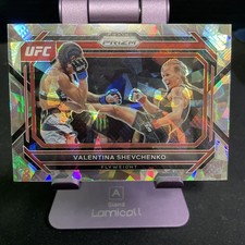 2023 Panini Prizm UFC Cracked Ice Silver Prizm #63 Valentina Shevchenko