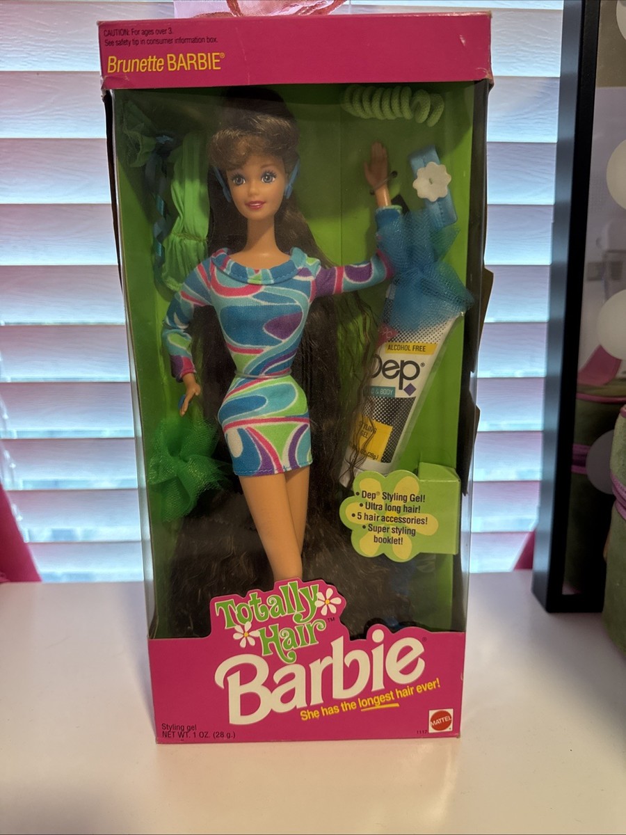 Mattel Barbie Totally Hair Brunette medium Barbie Doll for sale