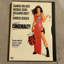 Miss Congeniality DVD 2000 Widescreen Sandra Bullock Michael Caine Donald Petrie