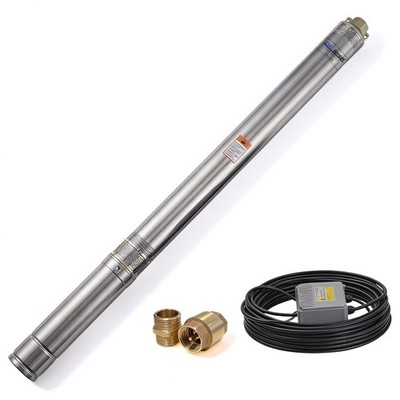 Brunnenpumpe 2,5 Zoll 550 Watt CHM GmbH 8,2 Bar 2700 L/h sandresistent bis zu 5%
