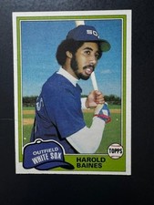 1981 Topps - Harold Baines #347 Rookie Card (RC) Mint Condition. rookie card picture