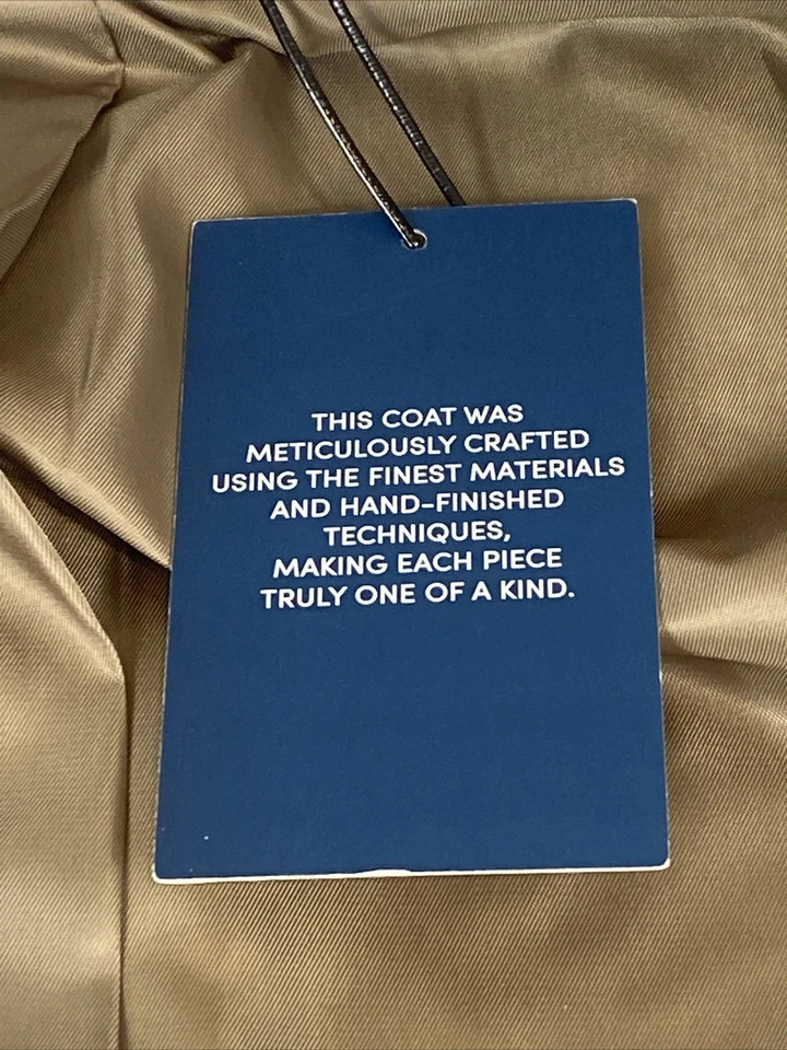 Gabardina para mujer Cole Haan mezcla de lana acabada a mano única talla 4 Foto 2 de 4