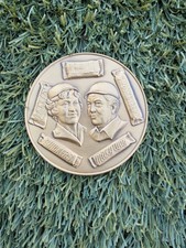 Vintage Mars Candy Company Desktop Solid Bronze Medallion Paperweight Award