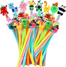 50 Pieces Cartoon Cute Pens l Bla Ink Pens Bulk Assorted