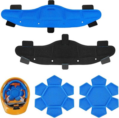 Hard Hat Sweatbands and Top Pads, Washable Reusable Hardhat Sweatband Cooling Li