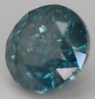 Cert 4.69 Carat Vivid Blue SI2 Round Brilliant Natural Enhanced Diamond 10.3mm — photo 2