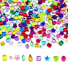 900 PCS Colorful Rhinestones for Crafts, DIY Jewelry & Arts
