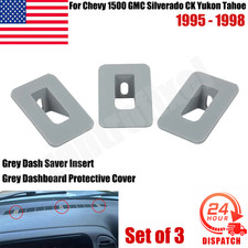 For 1995-1998 Chevy 1500 Gmc Silverado Ck Yukon Tahoe Gray Dash Saver Insert 3x For 1995-1998 Chevy 1500 Gmc Silverado Ck Yukon Tahoe Gray Dash Saver Insert 3x